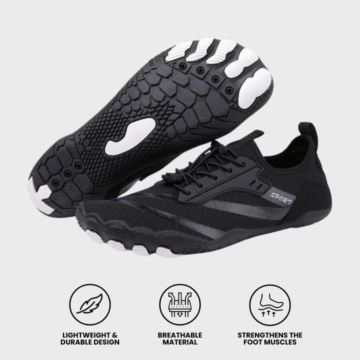 Evessa Touch | Wide Toe Box Non-Slip Barefoot Running Shoes (Unisex)