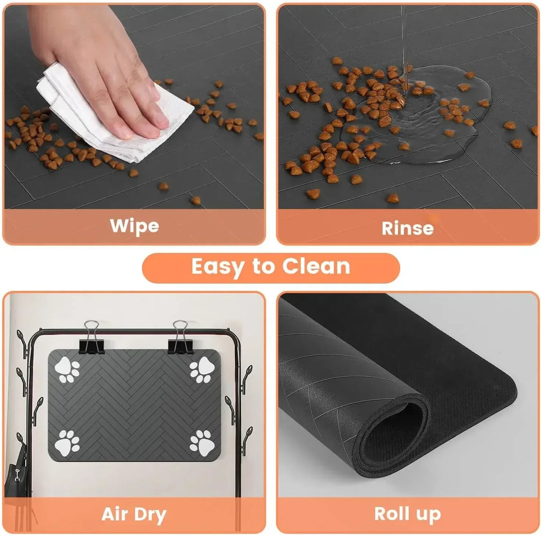 Pet Feeding Mat-Absorbent Pet Placemat